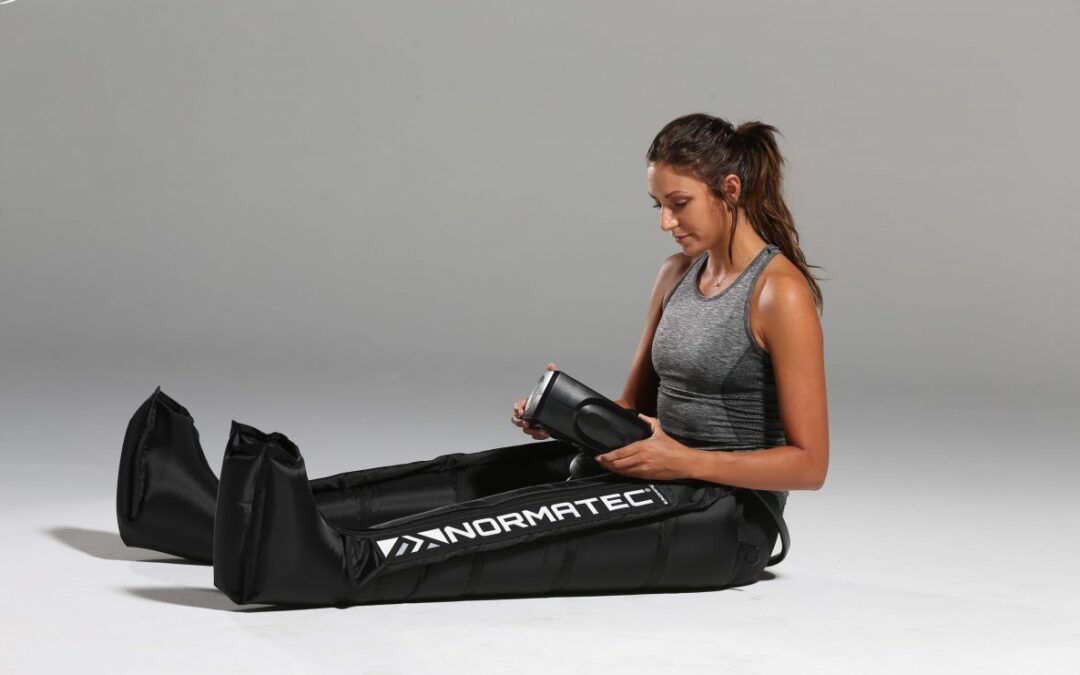 How does the NormaTec Compression therapy work?